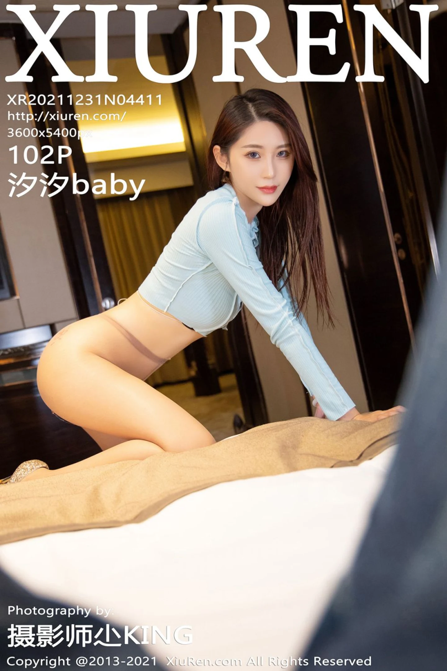 [XiuRen秀人网]VOL.4411 模特汐汐baby酒店室内主题私房半脱露超薄无内肉丝诱惑写真102P-秀人网官方网站